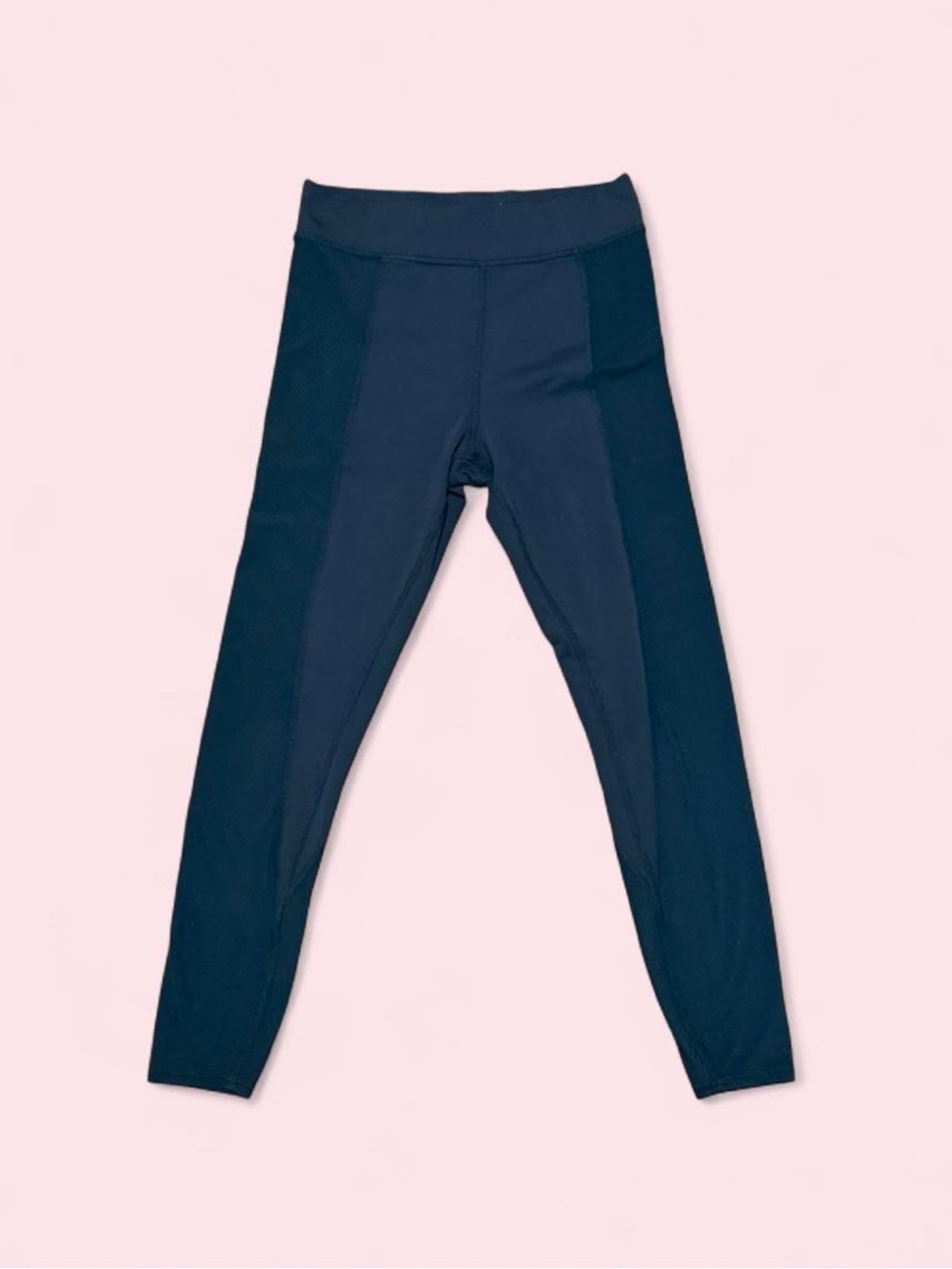 Alo Yoga Black High Waisted Full Length Leggings Small Ribbed Contour Activewear